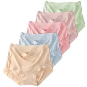 디어스킨 하이웨스트 고탄력 50수 모달 노라인팬티 5p