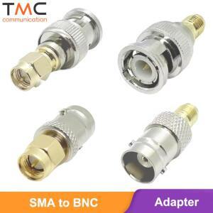 SMA BNC 동축 커넥터 저손실 수-암 RF 어댑터 햄 핸드헬드 라디오 안테나 변환용