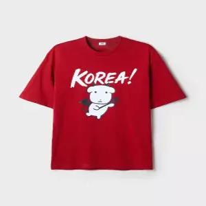 대한민국 korea 스파오 가나디 반소매 티셔츠