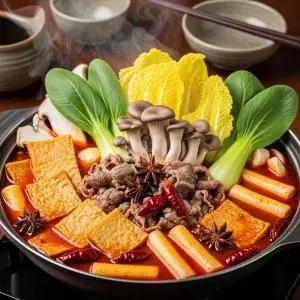 프레시밀 소고기 모둠 토핑 마라 훠궈 1137g 2~3인 / 캠핑 밀키트 홈파티 안주