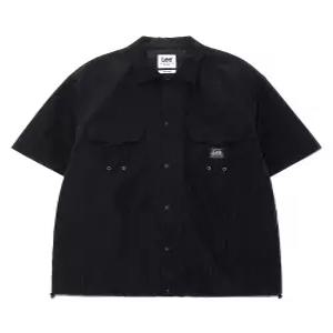 리 투포켓 나일론 반팔 셔츠 블랙 린넨 코튼셔츠 LE2502SS06BK 4916721