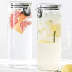 네오플램 내열유리 물병 1.6L 2P 유리물병 냉장고 보리차 물통 저그