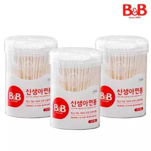 비앤비 신생아 면봉 210개입 3개