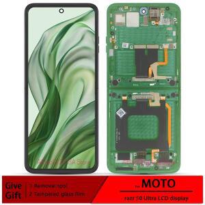 6.9인치 AMOLED 모토로라 레이저 플러스 2024용 LCD 폴더블 디스플레이 터치 스크린 디지타이저 어셈블리