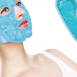 맑은 얼굴을 위한 아이스 캡슐 팩 마스크 비즈마스크 마스크팩 아이스안대 쿨링패드