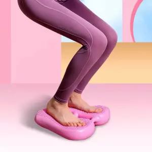 에어 공기주입 헬스용품 밸런스쿠션 에어펌프포함 코어근육강화