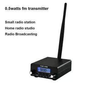 dmb안테나 CZE-05B 0.5와트 FM 송신기 라디오 방송 오디오 증폭기 교회 자동차 지역사회용 소형 방송국