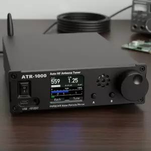 dmb안테나 ATR1000 1000W 1.8-30MHz HF 단파 라디오 튜너 1.8인치 TFT 스크린 안테나 자동 WIFI 리모컨 지