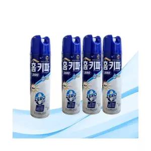 홈키파 제로 수성에어졸 무향 500ml 4개(1+3)