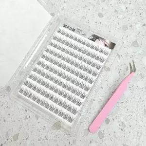[셀러에이드]노글루 11-13mm 가닥 부분속눈썹 120개 핀셋 세트