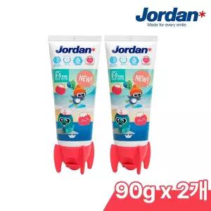 [동아제약][조르단]북유럽 no.1 조르단 키즈치약 스텝1/2단계 90g x 2개