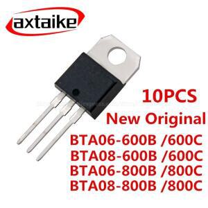 BTA06 600B BTA06-600 TO-220 6A 8A TRIAC DIP IC 10 개