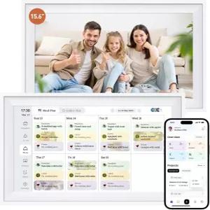 15.6인치 스마트 디지털 캘린더 전자 스타라이트 월 터치 스크린 벽/데스크 마운트 가능 온라인 양방향