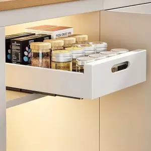 PrimeBulk 아트 레일 서랍 30cm) 화이트) 주방선반 판촉물 기프트용품 B26B 납품용 선물용