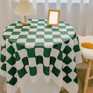 체커보드 pvc 식탁보 보호 덮개 테이블보 사각식탁보 원형테이블보 테이블커버 테이블보