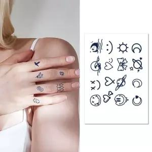 여성 패션 미니 타투 스티커 타투스티커 문신스티커 손목타투 붙이는타투 (WE90D82)