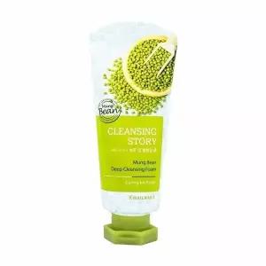 고품질 과일나라 세안이야기 녹두 딥 클렌징 폼 120ml 모공케 (WACF6AE)