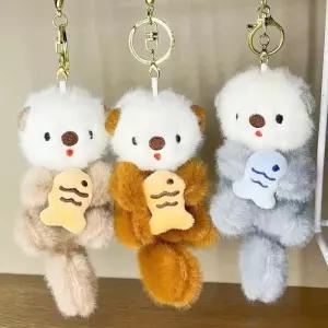 [룽스_63]키링 수달 동물 커플키링 바다 해양 백꾸 가꾸