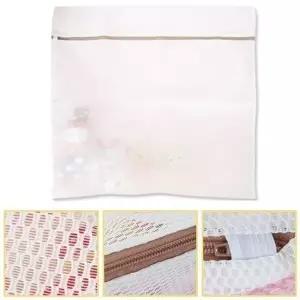 매쉬 2중 사각세탁망-L(약72x65cm) 무형광 드럼 거름망 망사 (W79444D)