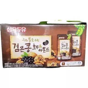 삼육 검은콩 호두_아몬드 두유 190ml X 25입