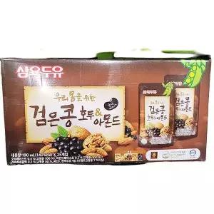 삼육 검은콩 호두_아몬드 두유 190ml X 25입