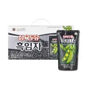 삼육두유 흑임자 두유 파우치 190ml 20개 흑임자의 고소한 맛