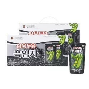 삼육두유 흑임자 두유 파우치 190ml 40개 흑임자의 고소한 맛