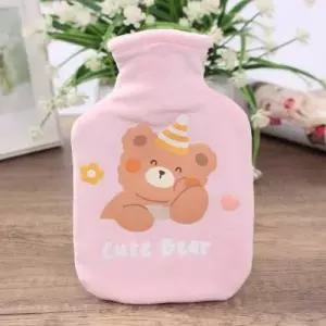 찜질팩 찜질주머니 온수주머니 복부 200ml 핑크 헬로베어 온열 용팩 WFOEJN4