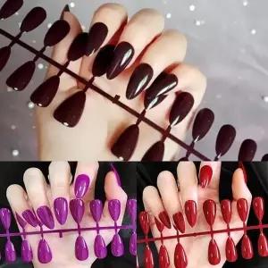 네일아트 네일 데코 연장 컬러 아몬드팁 28p세트 29종 아몬드팁 (W9578B5)