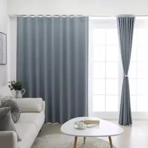 TBZ 향 균 퓨어 커튼 스카이블루 나비주름 75x230cm 1장 WFNK4CM