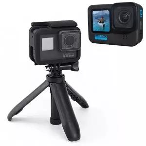 고품질 고프로 10 호환 액션캠 카메라 미니 셀카봉 삼각대 GOPRO10 (W97D305)