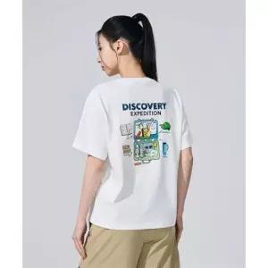 디스커버리익스페디션 유니 프레시벤트 캐리어 그래픽 반팔티셔츠 WHITE 514789