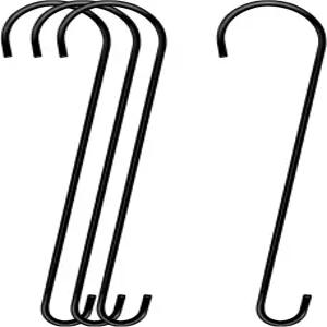 드레시 4팩 24인치 초대형 나뭇가지 S 후크 - 새 모이통 바구니 식물 등불 및 장식품을 걸 수 있는 금속