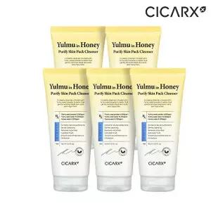 [시카알엑스]율무 인 허니 퓨리파이 스킨 팩 클렌저 180ML 5개