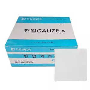 소독 드레싱 가아제 일반거즈 3인치 200매 수술 부상치료 가정용