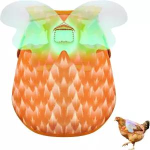 탈부착 가능한 날개를 가진 암탉을 위한 HOUGXD 닭 안장 깃털 을 조절 앞치마 백 프로텍터 표준 품종을