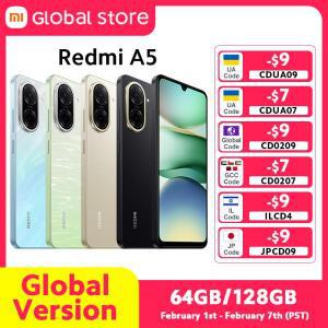 새로운 샤오미 레드미 A5 스마트폰 글로벌 버전 5200mAh 배터리 6.88인치 디스플레이 15W 고속 충전 32MP A