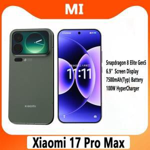 샤오미 17 프로 맥스 스냅드래곤 8 엘리트 라이카 6.9인치 디스플레이 50MP 카메라 7500mAh 배터리 100W 하