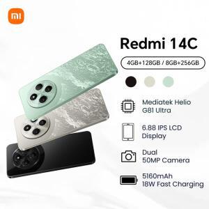 샤오미 레드미 14C 120Hz 고화질 화면, 1300만 화소 HD 메인 카메라, 대용량 5160mAh 배터리, 6.88인치