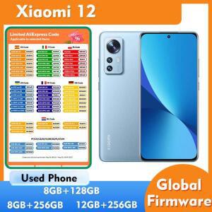 샤오미 12 5G 128GB/256GB ROM 6.28인치 419ppi 1100니트 4500mAh 67W 충전 안드로이드 중고폰