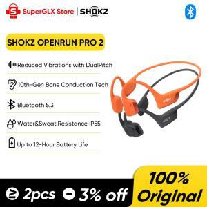 SHOKZ OpenRun Pro 2 S820 블루투스5.3 이어폰 IP55 방수 오픈 이어 본 컨덕션 헤드폰 음악 스포츠 러닝 이