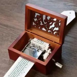 DIY 키트 수동 오르골 DIY 키트 15노트 원목 뮤직박스 세트