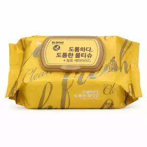 노브랜드 도톰한 물티슈 캡형 100매 x 10개