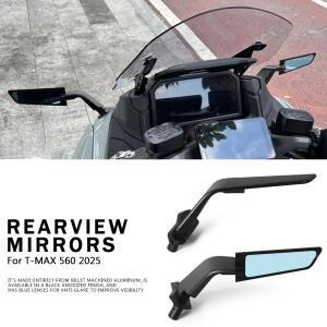 신형 바이크 오토바이 후방 거울 조절 가능 T-Max560 2025 알루미늄 미러 액세서리  T-MAX 560