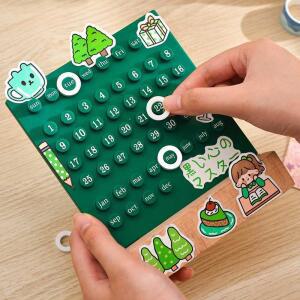 링어데이트 벽걸이 달력 캘린더 DIY 평생달력 레트로 카페 슬로우벨 빈티지 디자인 감성