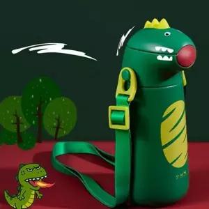 [하프클럽/알티피아]빨대 유아 휴대용 아동 텀블러 공룡 스테인리스 물병