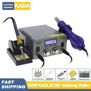 KADA D  납땜 및 재작업 스테이션 650W Bga 휴대폰 핸드폰 수리 도구 핫 에어 건 전기 다리미