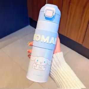 큐티 산리오 이유식용품 텀블러 간편손잡이 500ml