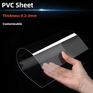 PVC 판 고투명 플라스틱 보드 0.3~6mm 두께 시트 하드 내구성 가공