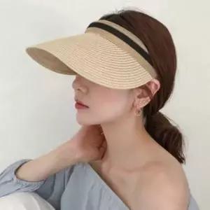 썬캡 내추럴 베이지 아이린 와이드썬캡 와이드 여자 썬캡 여름모자 베이지모자_25396078
